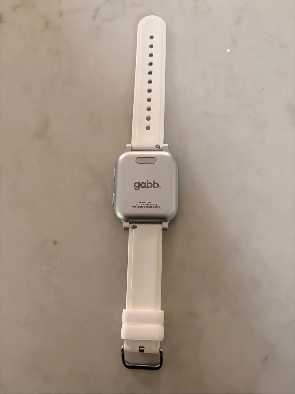 Gabb Kids Smartwatch in White – GPS-Enabled Wearable